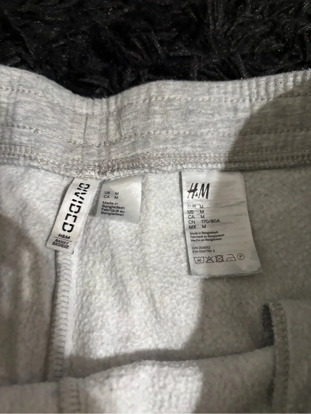 H&M Heather Gray Baggy Sweatpant Joggers